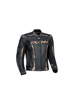 اشتري Ixon Vortex 2 Leather Motorcycle Jacket Black- XL Small في الامارات