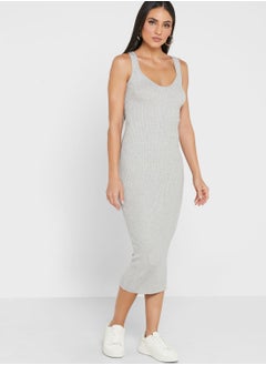 Buy Strappy Knitted Bodycon Dress in Saudi Arabia