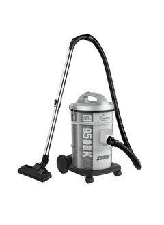 Buy Vacuum Cleaner, 25L Dust Capacity, Metal Body, Low Noise, Telescopic Tube, Dust Full Indicator, Convenient Handle, 2000W Silver & Black HDV-25L in Saudi Arabia