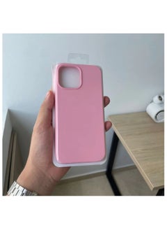 اشتري Silicone Case for iPhone 14 Plus 6.7 inch Silky-Soft Touch Full-Body Shockproof Protective Case Cover For iPhone 14 Plus Pink في الامارات