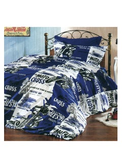 Buy stick Bed sheet Cotton 4 pieces size 180 x 200 cm Model 173 from Family Bed in Egypt