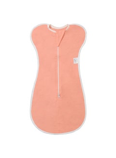 Buy Baby Swaddle , Baby Sleep Sack for 0-3 Month, Self-Soothing Swaddles for Newborns, New Born Essentials for Baby, Orange Pink in UAE