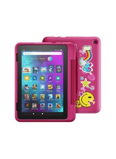 Buy Fire HD 8 Kids Edition Pro tablet 8 inch screen 32GB 10th generation pink color new release in UAE