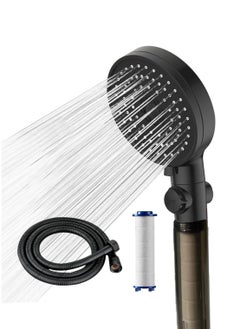 Buy Hand shower set Hand shower with hose and holder Suitable for bath and shower ABS water-saving high-pressure shower head in UAE