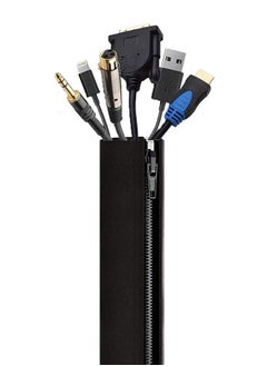 Buy Long Wire Cords Sleeve Cable Management Organizer in Saudi Arabia