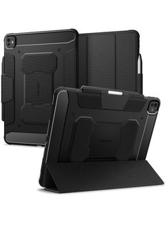 Buy Rugged Armor Pro for iPad Pro 13 inch Case Cover (2024) M4 with Pencil holder - Black in UAE