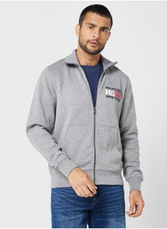 اشتري Logo Zip Through Sweatshirt في السعودية