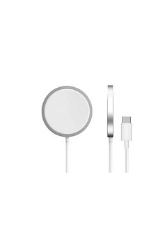 Buy Apple Mag Safe Charger Qi/PMA for iPhone 13 Pro iPhone 13 Pro Max iPhone 13 mini iPhone 13 in UAE