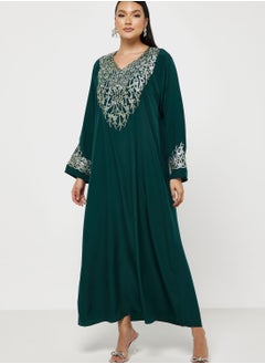 Buy Embellished Detail Jalabiya in UAE