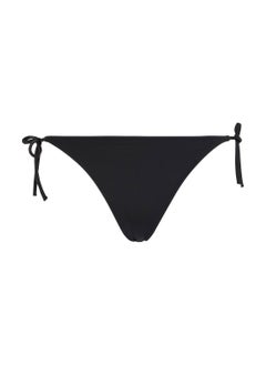 Buy Women's Tie Side Bikini Bottoms - Intense Power, Black in Saudi Arabia