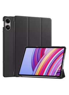 Buy Slim Stand Hard Back Shell Smart Cover Case for Redmi Pad Pro 12.1 inch, Auto Wake/Sleep Black in Saudi Arabia