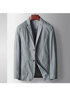 اشتري Mens Casual Blazer Lightweight Spring 2024 Grey في السعودية