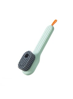 Buy Multifunctional Household Press Type Soft Fur Cleaning Shoe Brush And Laundry Tool Green 17.3×6×4.5CM in Saudi Arabia