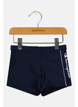 Buy Kids Boy Brand Logo Swimming Short, Navy/White in UAE