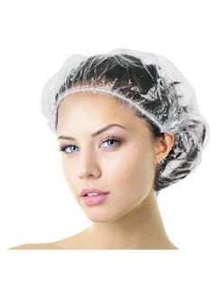 Buy 100-Piece Shower Cap Set Clear in UAE