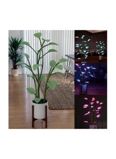 Buy Magical LED Houseplant Lamp Indoor Colorful Luminous Plant Lamp USB Programmable Night Light For Home Decoration Bonsai Lights in UAE