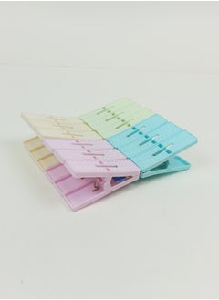 Buy 12 Piece Laundry & Clothes Drying Clip in Saudi Arabia