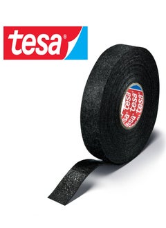 Buy Tesa 51608 Black Fuzzy Fleece Interior Wire Loom Harness Tape 19 mm X 15 Meters in UAE