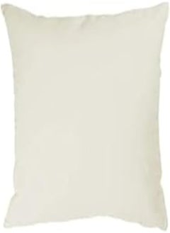 اشتري Soft Plain Colored Cushion - 45 x 45 cm - Off White في مصر