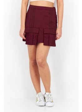 Buy Women Sport Fit Outdoor Skirt, Maroon in UAE