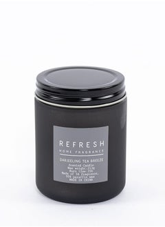 Buy Refresh Darjeeling Tea Breeze Jar Candle, White - 213g in UAE