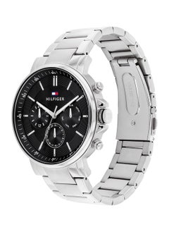 Buy TOMMY HILFIGER ROUND ANALOG MEN'S BLACK CASE WATCH - 1710667 in UAE