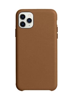 Buy Noble Collection Genuine Leather Case for iphone 11 Pro Wireless Charging Compatible Full Coverage Cover Brown in UAE