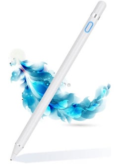 اشتري Active Stylus Pen For iOS and Android Capacitance Touch Screen White Universal في الامارات