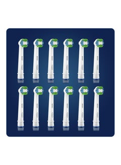 Buy Precision Clean Electric Toothbrush Head with CleanMaximiser Technology, Excess Plaque Remover, Pack of 12 Toothbrush Heads in UAE