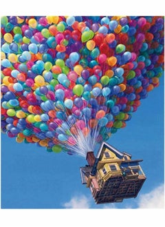 اشتري 5D Diamond Painting by Number Kits for Adults, Hot Air Balloon Scenery Paint with Diamonds Arts Full Drill Canvas for Home Wall Decor (30 x 40cm) في الامارات