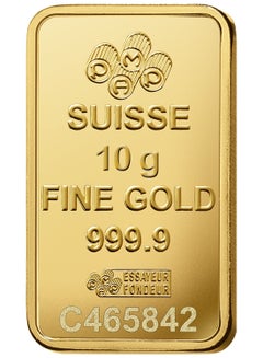 Buy Suisse Pamp Queen Fortuna 24K (999.9) 10g Pure Gold Bar 10 Grams in UAE