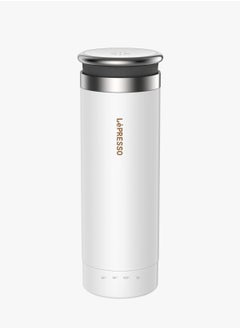 اشتري Portable Outdoor Electric Kettle with Temperature Control / Boil Dry Protection / Car Adapter / Stainless Steel - White في الامارات