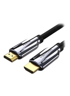 Buy HDMI 2.1 Cable 1meter Black/Gold in UAE