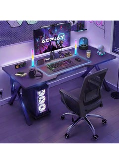 Buy Gaming Table,Gaming Desk,Ergonomic PC Desktop Computer Desk,Home Office Desk,Versatile Gaming and Study Solution for Modern Homes,Ideal for Students and Gamers, Spacious and Functional（100x60x75cm） in Saudi Arabia