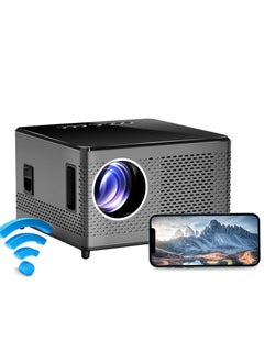 اشتري [Electric Keystone 4K/4P] 5G WiFi Bluetooth Projector 800ANSI/8500L,OTOUCH Native 1080P Projector, Support ±50°,Phone Mirror/Dual HiFi Speakers/BT Remote/50% Zoom/500'' for PhoneTV Stick 2024 New في مصر