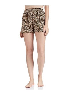 Buy Leopard Print Women Casual Shorts in UAE