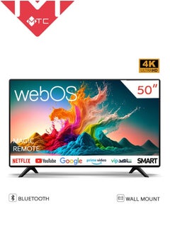 Buy MTC Smart Screen - 50 Inches - WebOS - 4K UHD - with Free Stand - MTC4KD50SWOS in Saudi Arabia