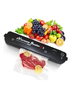 اشتري Automatic Vacuum Sealer Machine With 10 Air Sealing Bags For Food Preservation Storage Saver في الامارات