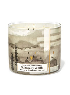 Buy Mahogany Vanilla 3-Wick Candle in UAE