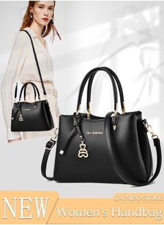 Buy Women's Elegant Tote Bag Handbags with Large Capacity Faux Leather Shoulder Bag Ladies Fashion Designer Satchel Crossbody Bag with Detachable Strap for Ladies in UAE