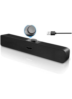 Buy Computer PC Speakers, Bluetooth Sound bar Monitor Speakers, Wired USB-Powered, in Saudi Arabia