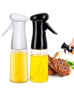 Buy Oil Sprayer for Cooking 2 Pack, Food Grade Oil Sprayer Dispenser Mister, BPA-FREE Oil Spray Bottle, Multipurpose Sprayer for Air Fryer, Frying, Salad, Baking, BBQ, 7oz/200ml in UAE