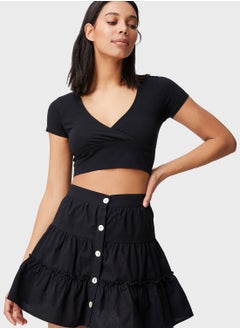 Buy Tiered Mini Skirt in Saudi Arabia