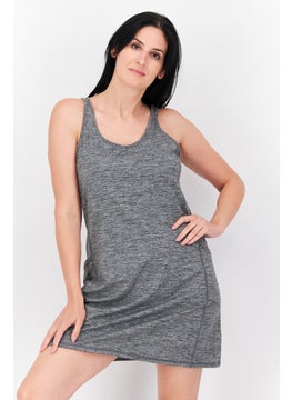 اشتري Women Sportswear Fit Sleeveless Training Dress, Heather Grey في الامارات