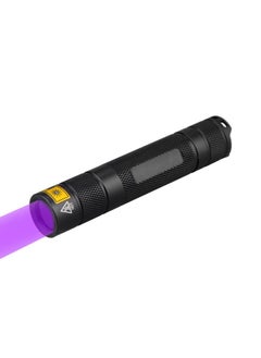 اشتري UV Torch, UV 365nm Blacklight Flashlightm, Black Lights for Pet Urine Detector Resin Curing (UV flashlight + charger + 18650 battery) في السعودية