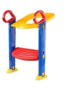 Buy Kids Toilet Seat With Ladder,for installation on the base of the bathroom for children, Blue And Red, Multi in UAE