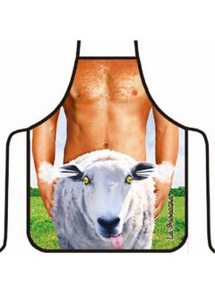 اشتري Funny Comics Cute Cartoon Kitchen Cooking Adult Apron For Birthday Gift (Sheep) في السعودية