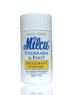 Buy Underam And Foot Deodorant Powder 40g in Saudi Arabia