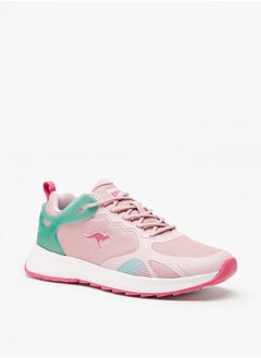 Buy Womens Textured Lace-Up Sports Shoes in Saudi Arabia