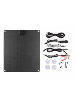 Buy 15W 5V/12V Solar Panel Car Battery Charger with USB DC Chain Output Ports Portable Waterproof Power Trickle Battery Charger & Maintainer in Saudi Arabia